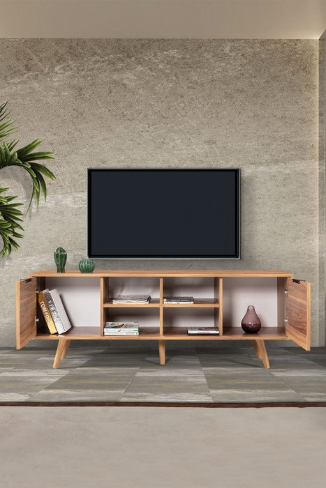Hanah Home Sina 3620 Soporte para TV Nogal